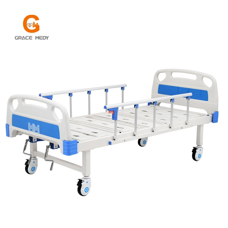 2 Crank Function Manual Hospital Bed Medical Patient Bed Manufacturer