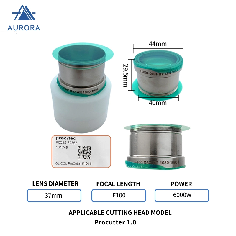 Aurora Laser D30-FL100 Precitec Collimating Lens Laser Collimator Lens for Laser Cutting Head
