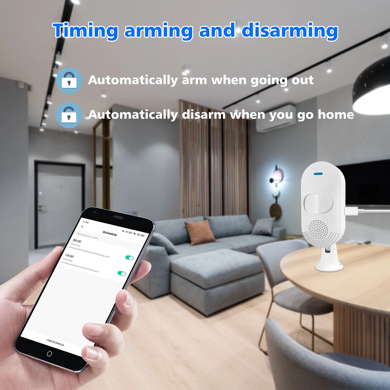 Tuya APP desarmar brazo inmune a mascotas Smart Wireless Alarma sensor detector de movimiento PIR Smotion infrarrojos Ensor