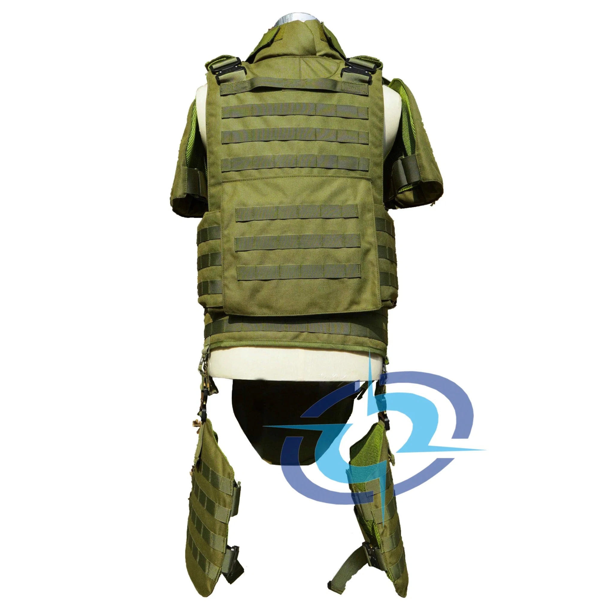 NIJ IV cuerpo armadura Policía Militar táctica / combate cuerpo de Protección total Chaleco de protección a prueba de balas con equipación táctica