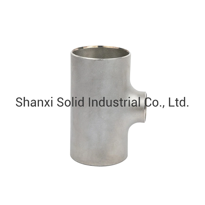 304 316 Butt Welded Seamless Reducing Tee Pipe Fitting