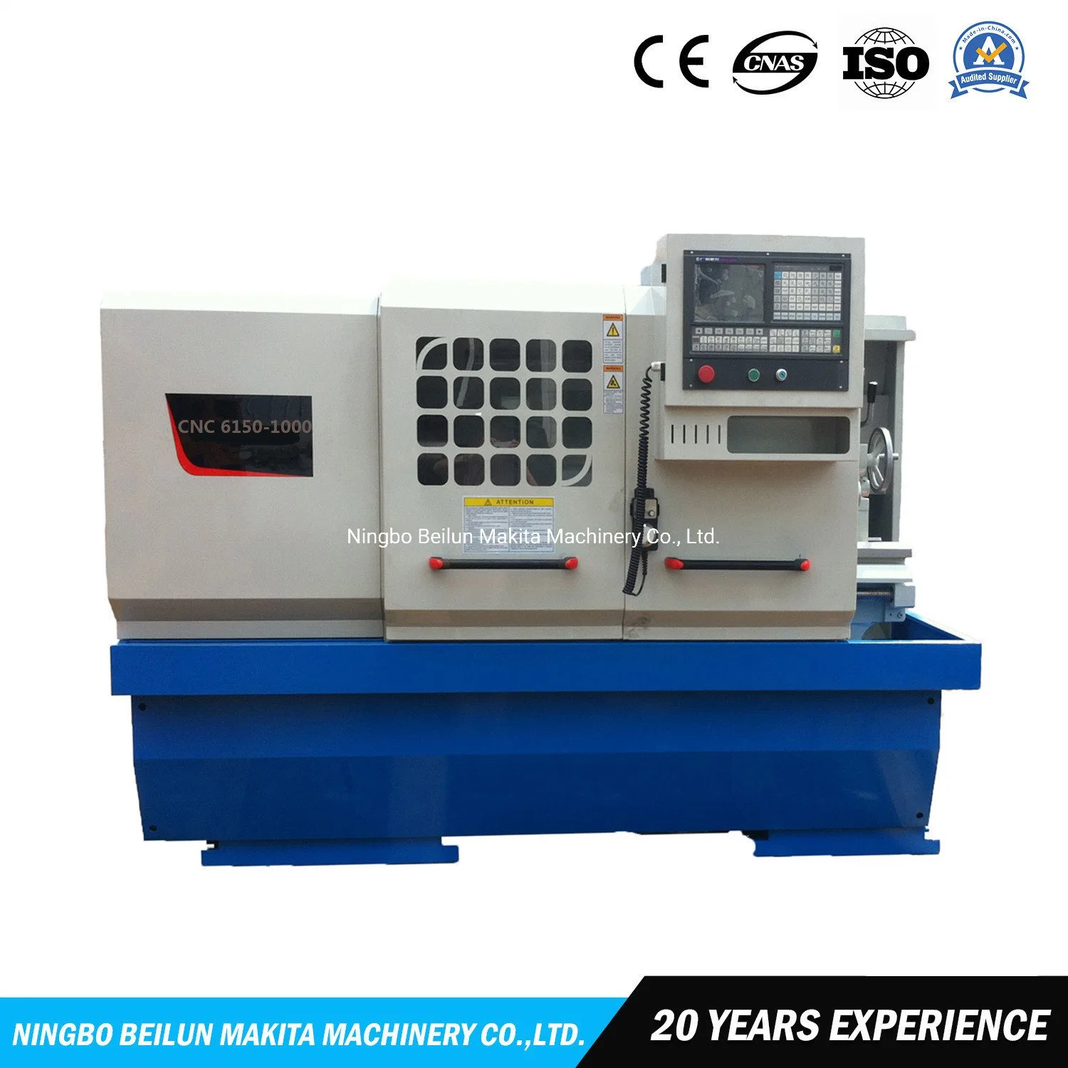 Big Bore Horizontal Flat Bed Automatic Metal Cutting CNC Turning Lathe Machine