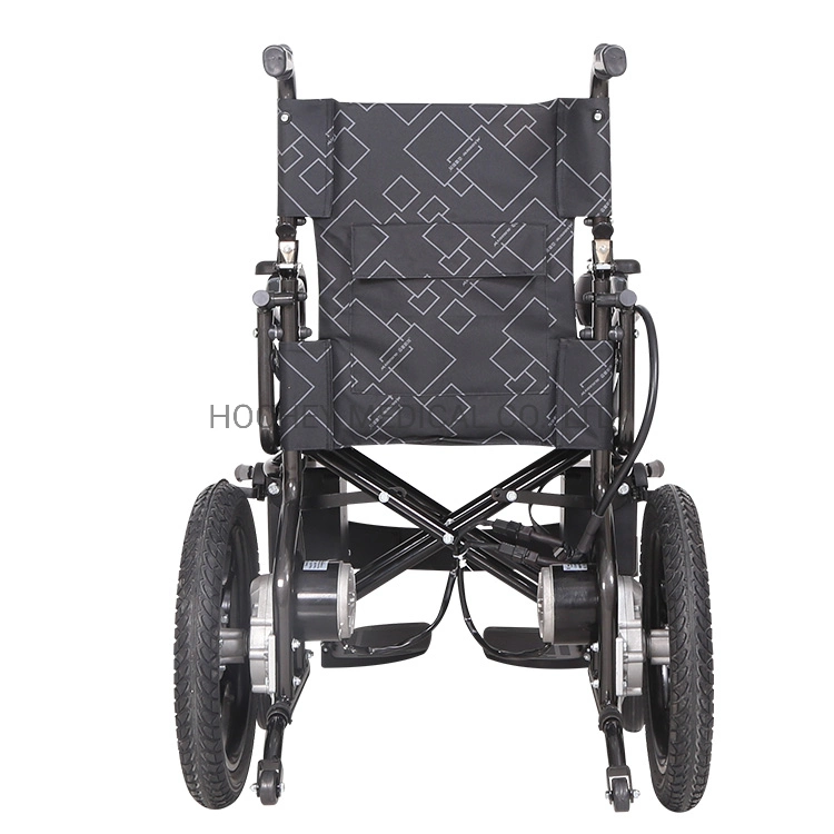 Hochey Medical Cheap Price Lightweight Foldable Electric Auto Wheelchair Electric Wheelchair for Handicapped