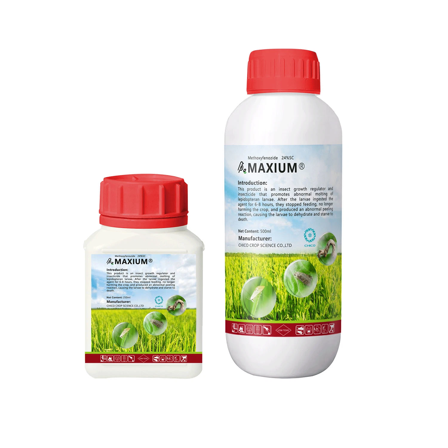 Methoxyfenozide 24%SC Insecticide against Leafworm, Beet Armyworm, Looper, Leaf Roller