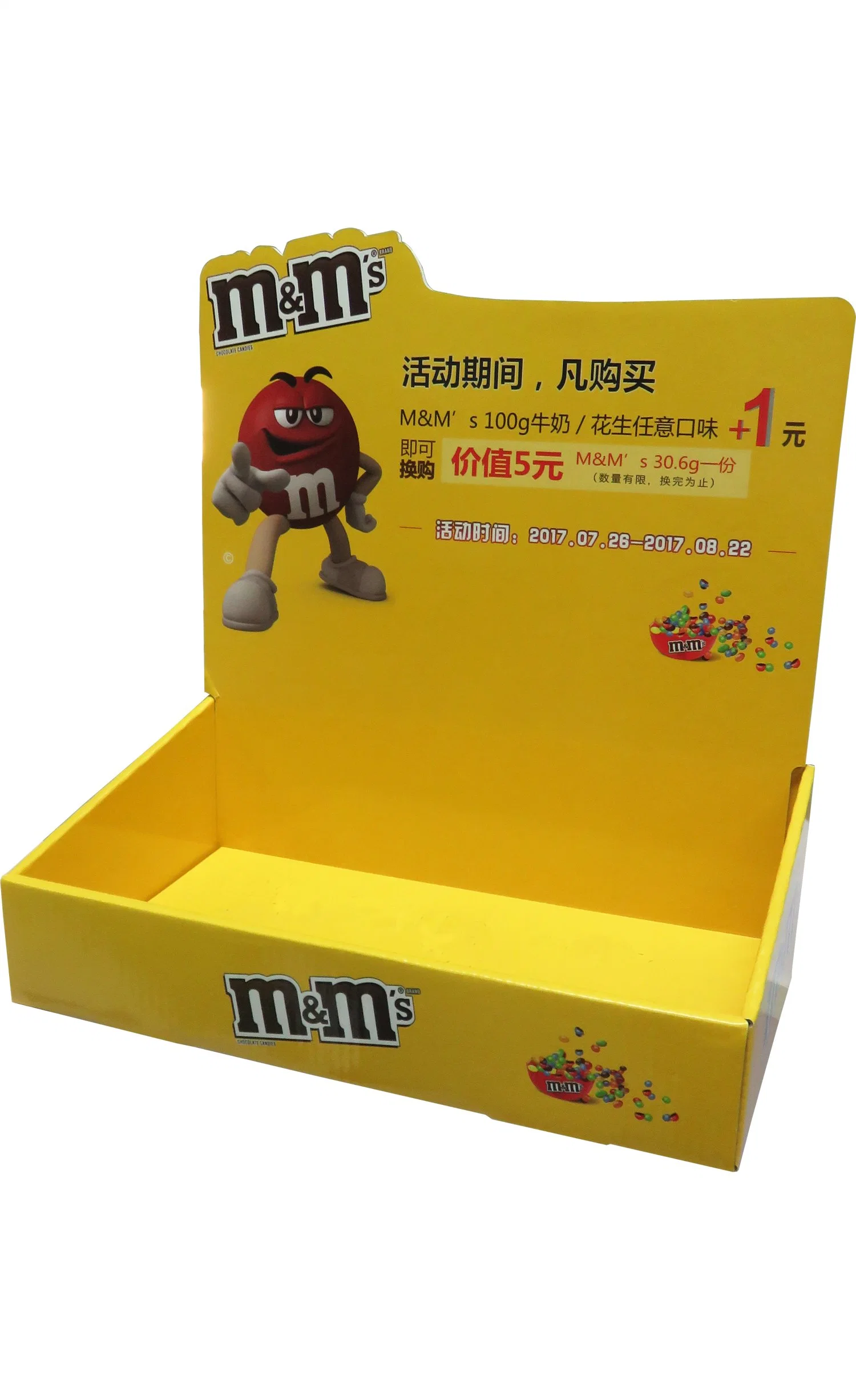 Chocolate Paper Box Cardboard Counter Top Retail Box