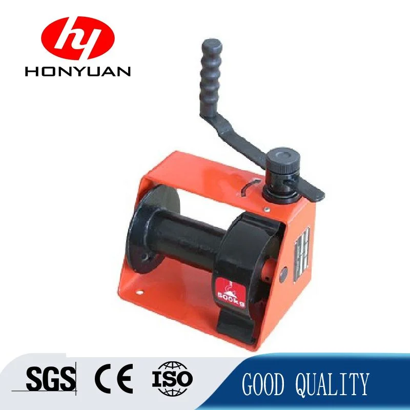 2600lbs Self-Locking Hand Portable Heavy Duty Lifting Hoist Pulley Manual Winch