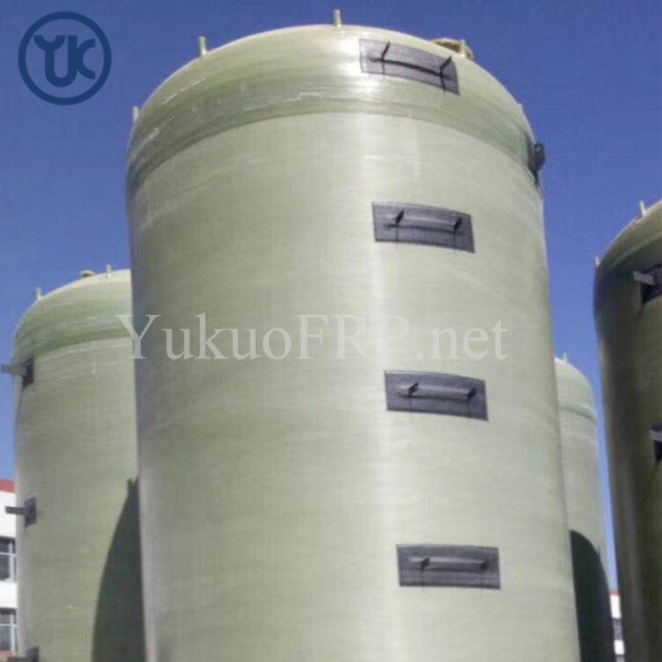 High Quality Wear Resistant FRP Round Container GRP Container Chemical Industry