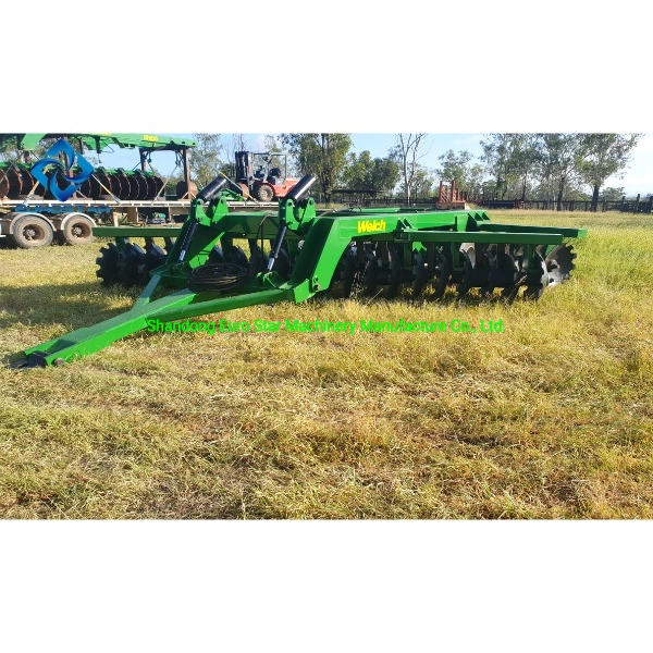 1bzt-6.0 Width 6m Hydraulic Heavy Duty Disc Harrow for 300-400HP Tractor Trailed Agricultural Machinery China Suppliers Folding Fold Wing Light Opposed Offset