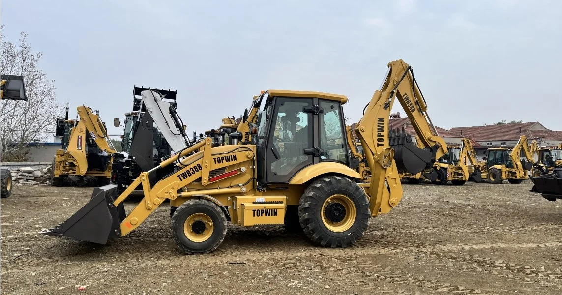 Manufacturer Supply CE Hydraulic New Used Backhoe Heavy 4X4 Tractor 388 Wz30-25 Compact Small Front Kubota Backhoe Loader Use for Construction with Cheap Price