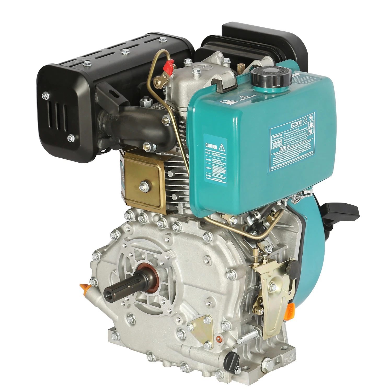 Motor Diesel lanza Generador electrico de 600cc Motor Diesel