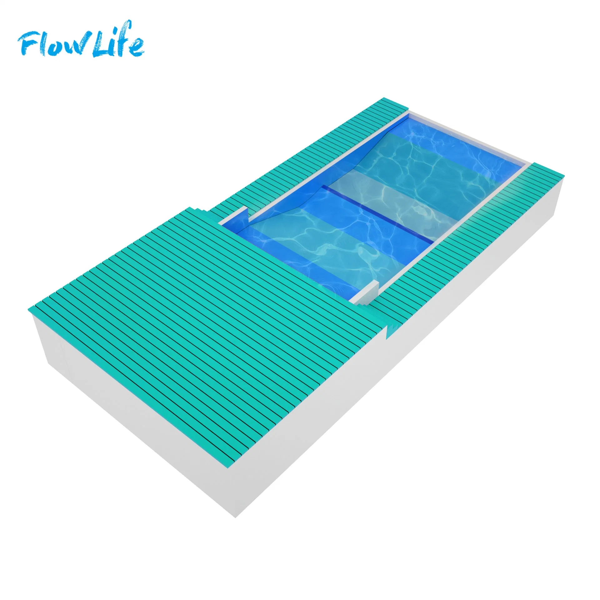 Flowlife otros equipos de juego de agua niños Zona de juegos piscinas al aire libre Equipo de juego de agua máquina de surf