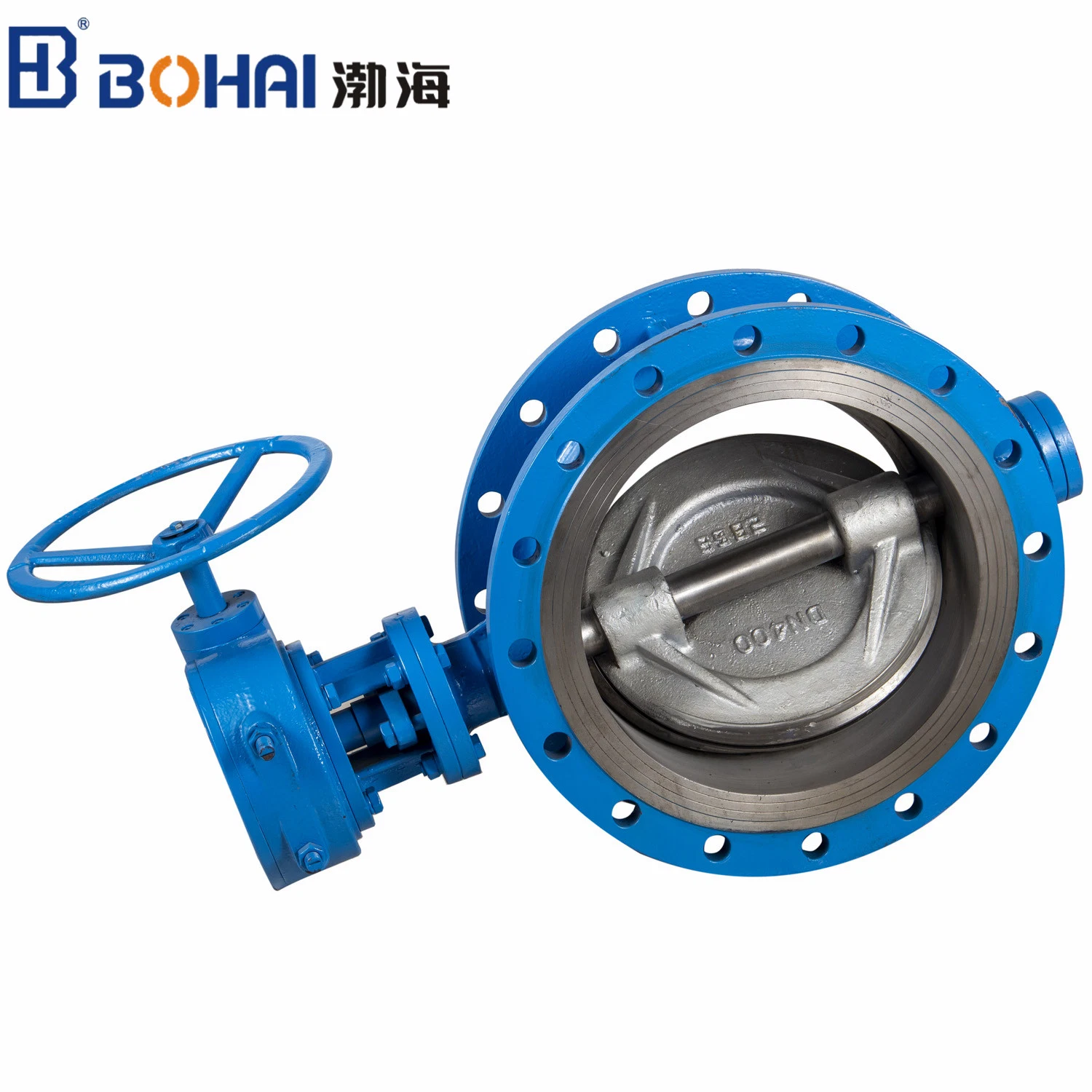 Three Eccentric Metal Seat Flange End Butterfly Valve