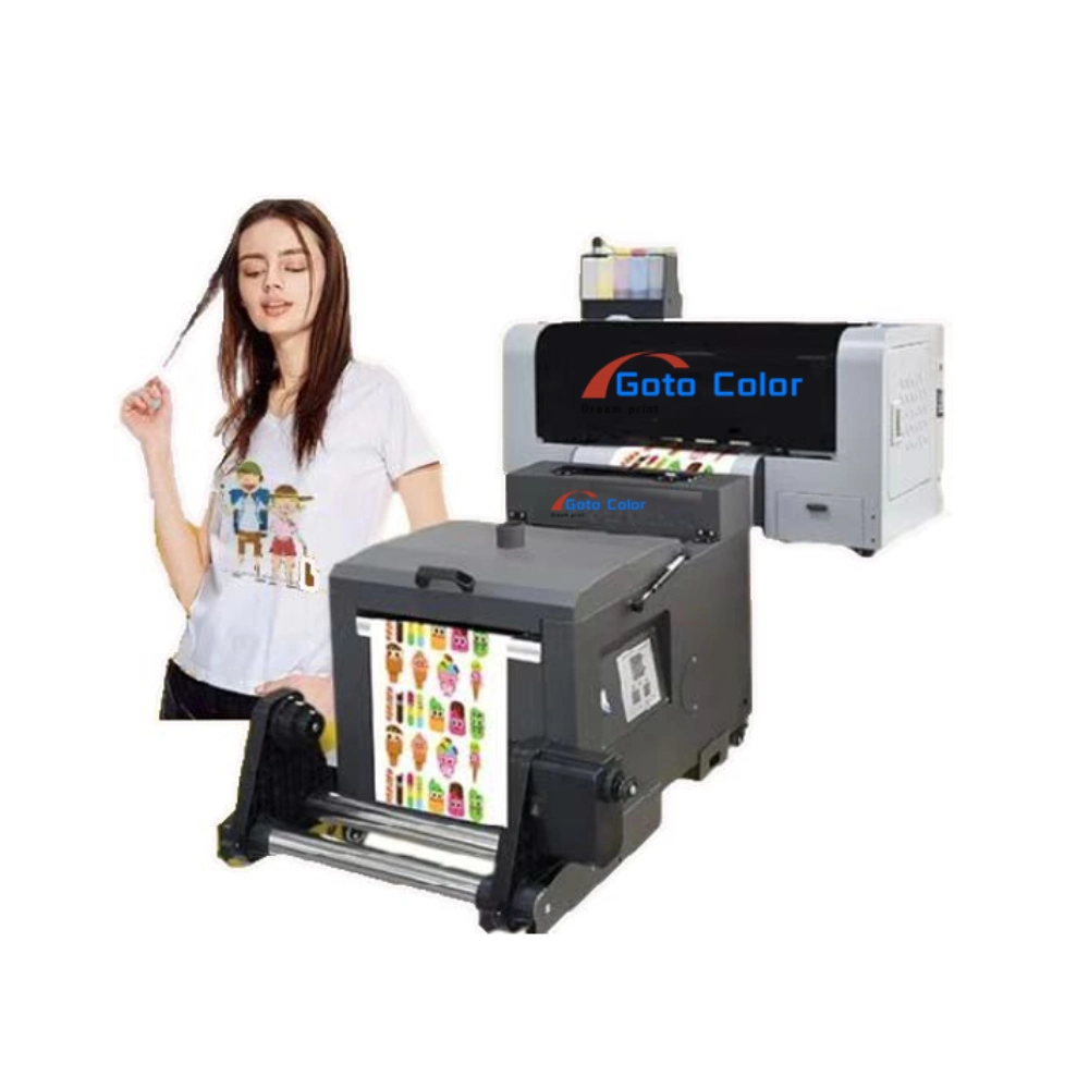 A3 Dtf Printer Dtf Direct to Film Transfer Printing Machine Powder Shaker and T-Shirt Heat Press Machine White Ink Machine