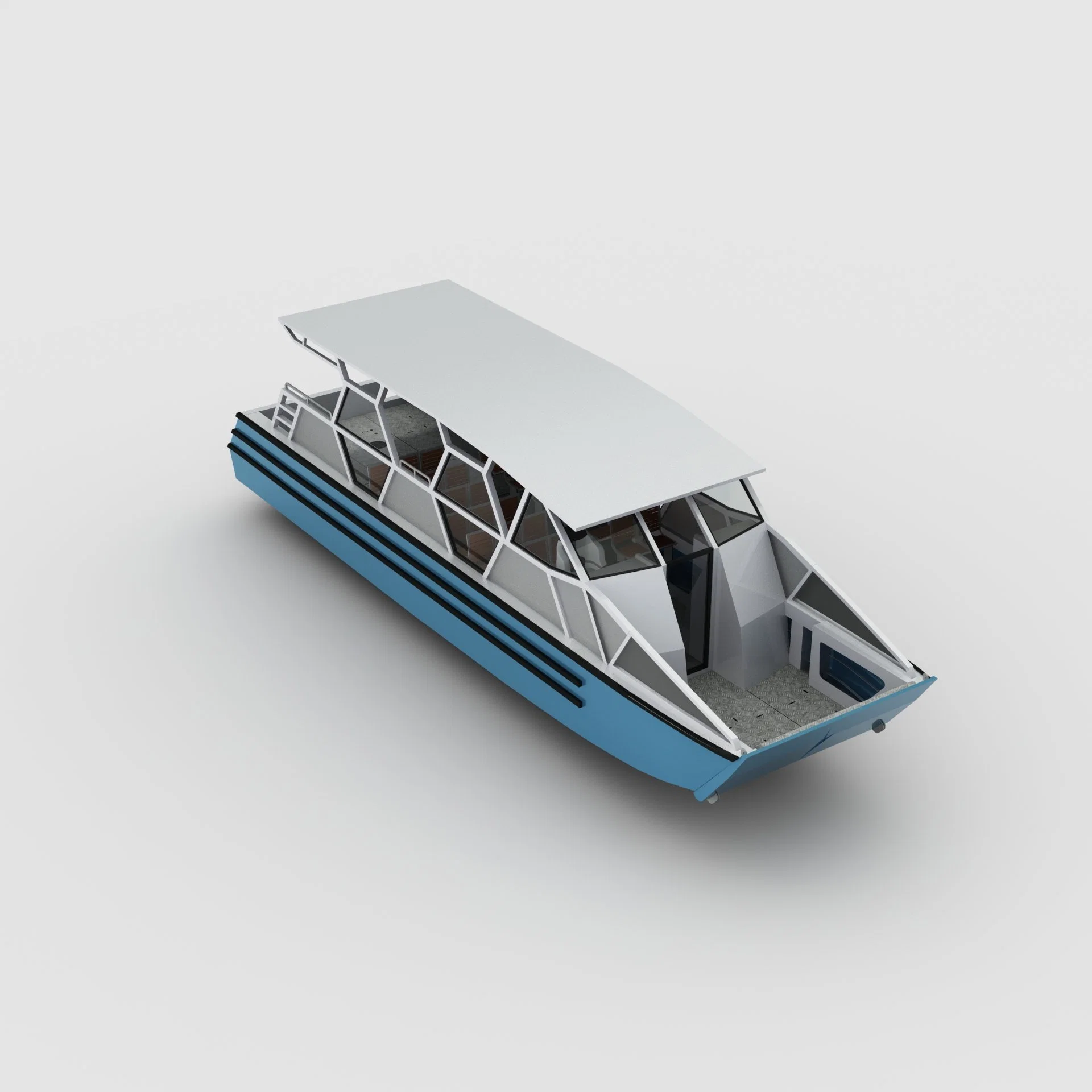 Bateau en aluminium de l'Evangile - 12.6m des péniches de débarquement d'aluminium navire à passagers de bateaux