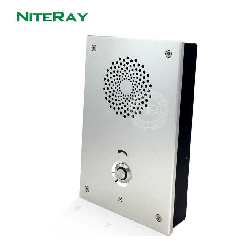 Stainless Case VoIP Remote Control Intercom Doorbell / IP Control Lock with Adapter Support Poe