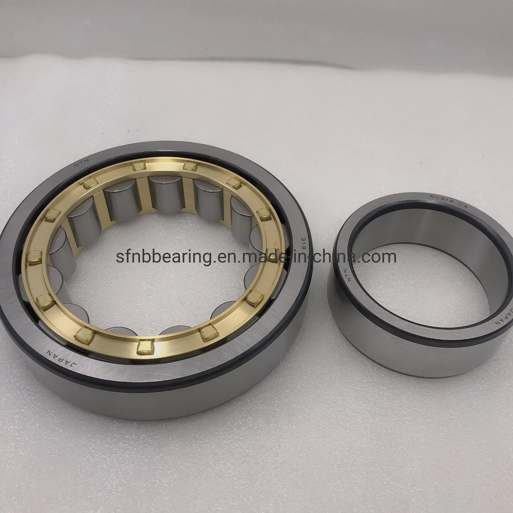 NTN Rolling Bearings Single Row Nu318EMC3 Cylindrical Roller Bearing