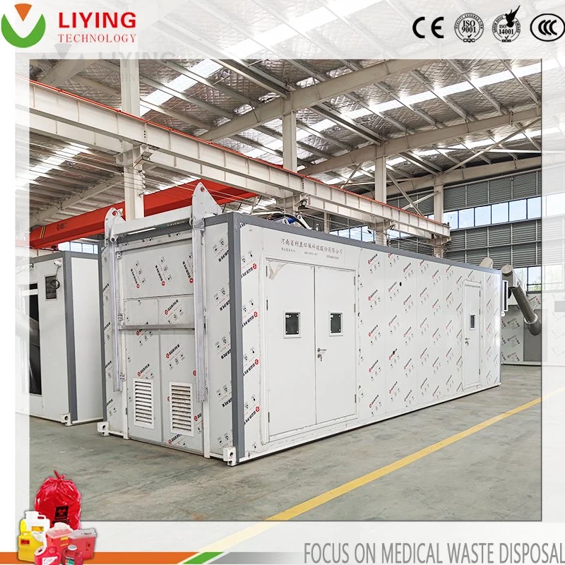 300kg/H Medical Waste Sterilizer Hospital Clinic Solid Waste Disposal Machine Waste Management Unit