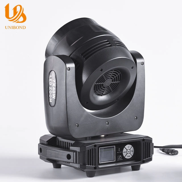 Unibond 7X40W RGBW 4 in 1 Wash LED Moving Head Light