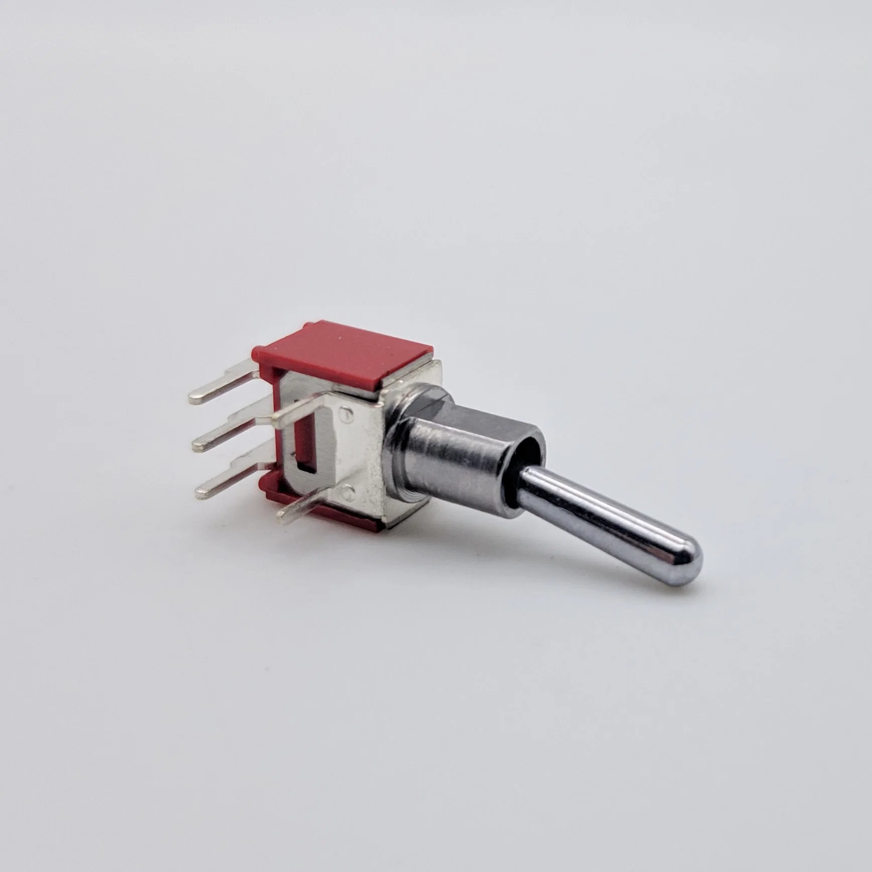 Factory Supply 2 Way on on Horizontal Actuatation Right Angel PC Terminal Sub-Miniature Toggle Switch