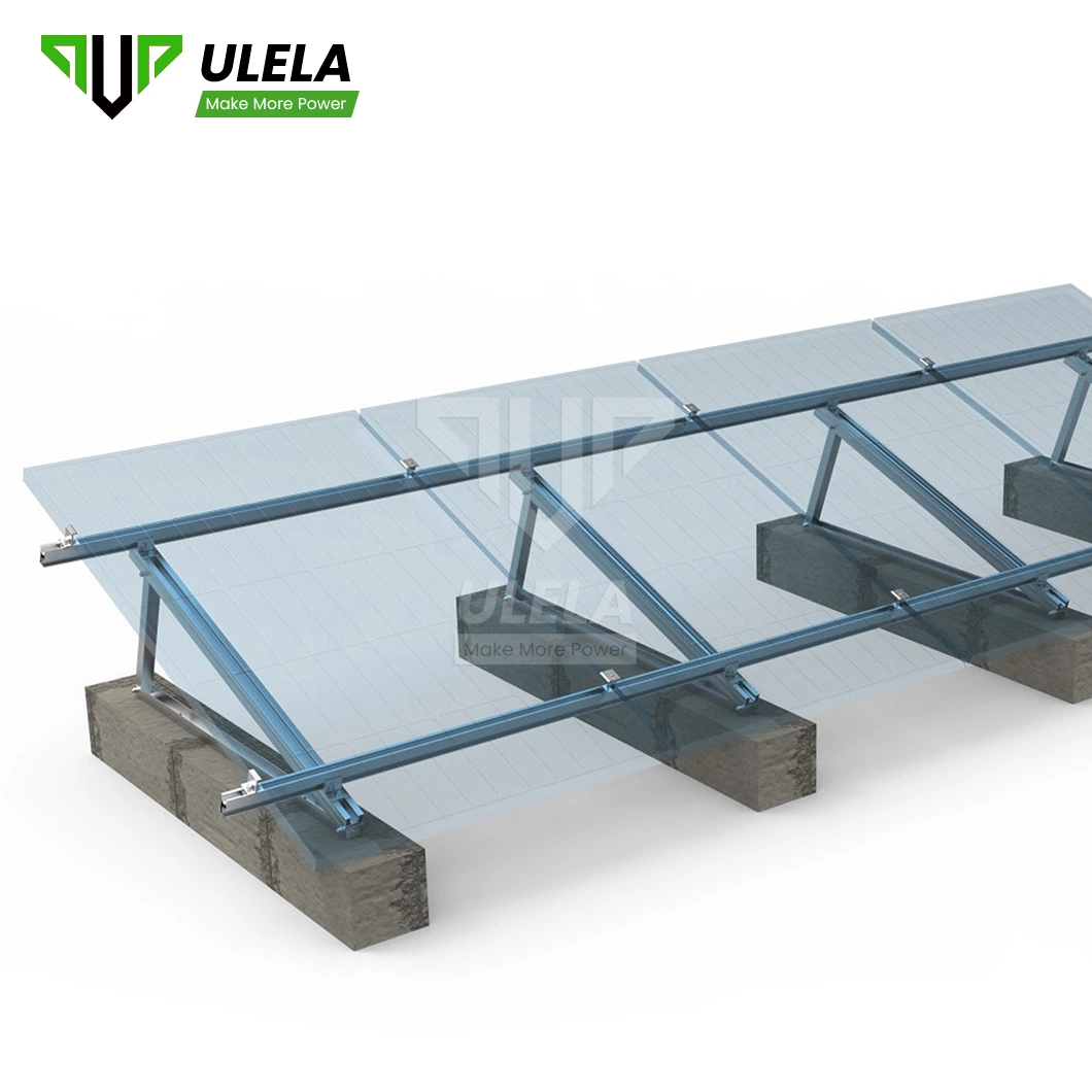 Ulela Photovoltaic Farm Mounting System Manufacturers Racking Systems for Solar Panels China Solar Panel Ground Racking Systems