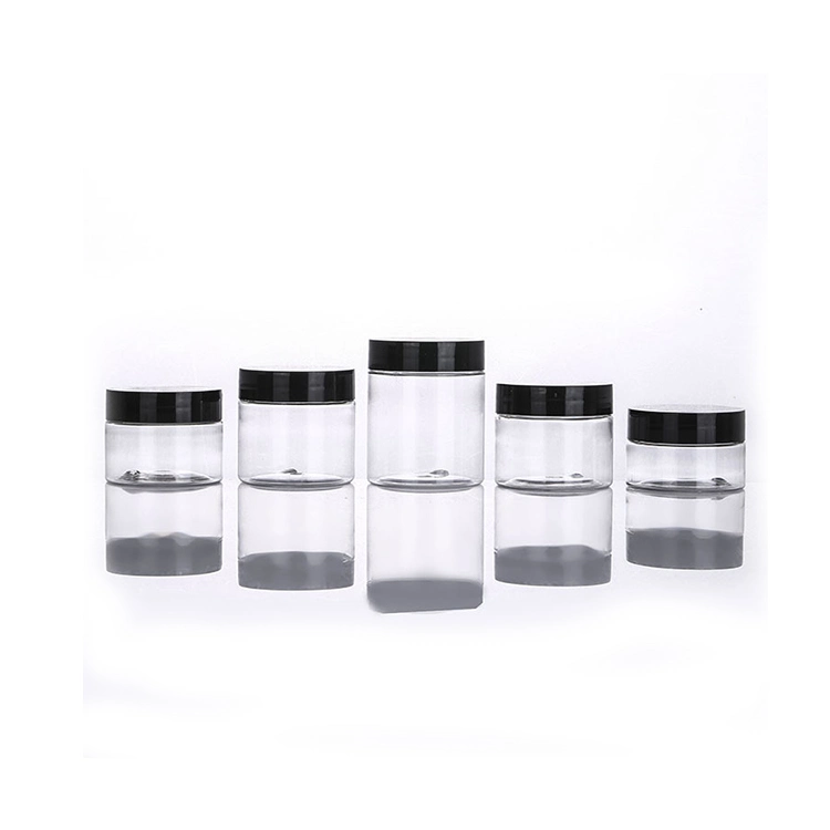 60ml 140ml 200ml 240ml 450ml Pet Plastic Transparent Face Cream Jar