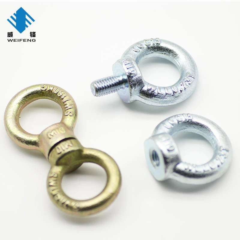 Low Price Q235 Zinc Plated Bulk Packing Rigging Heavy Duty Ring Nut