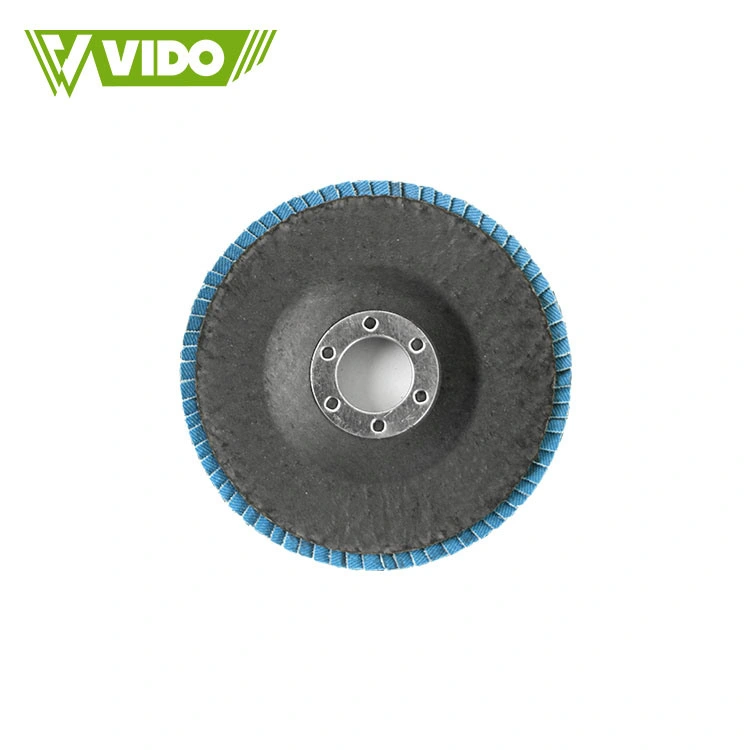 Vido Calcined Zirconium Abrasive Flap Disc for Stainless Steel and Steel Grinding