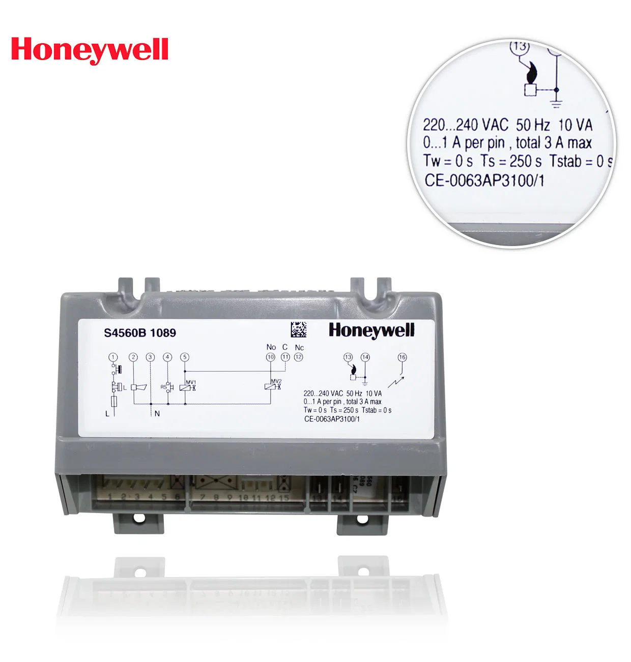 Werkseitig mitgeliefertes Honeywell Zündsteuermodul S 4560 A 1008 Zündbrenner-Zubehör, Original und Original