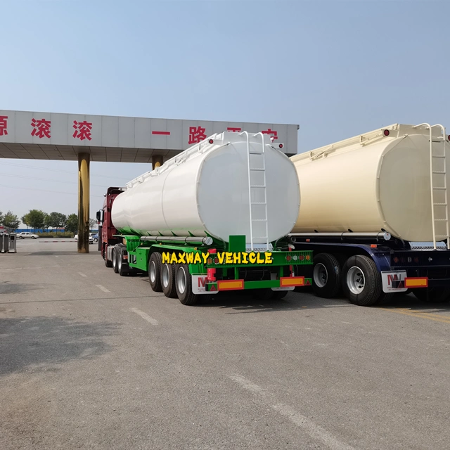 Hot Sale 40000 Liters 50000 Liters Oil Gasoline Petrol Diesel Tank Trailer Fuel Tanker Semi Trailer for Sale