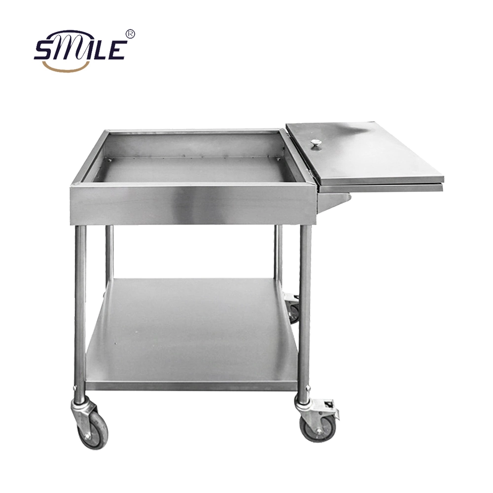 Low MOQ Hand Cart Hotel Housekeeping Trolley Tea Cart for Kitchen