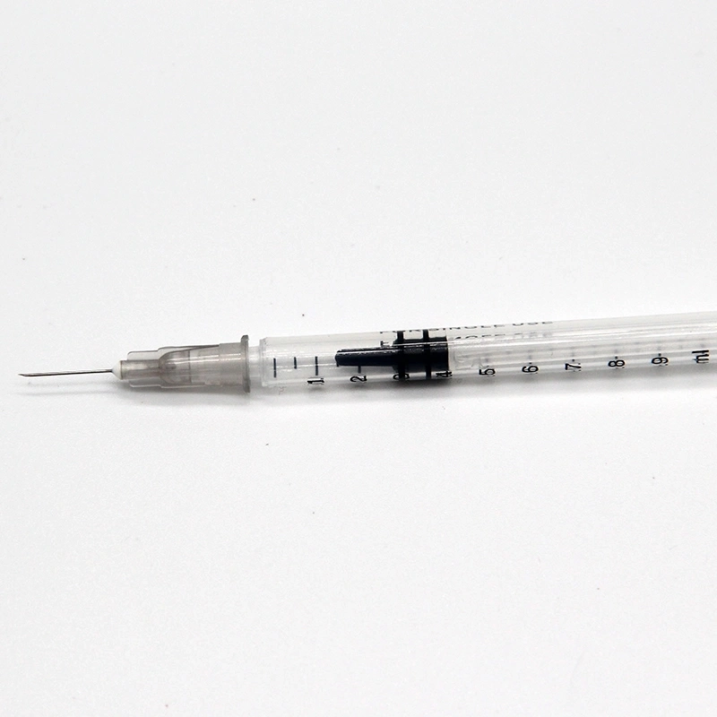 3 Part Medical Plastic Disposable Syringe with Needle