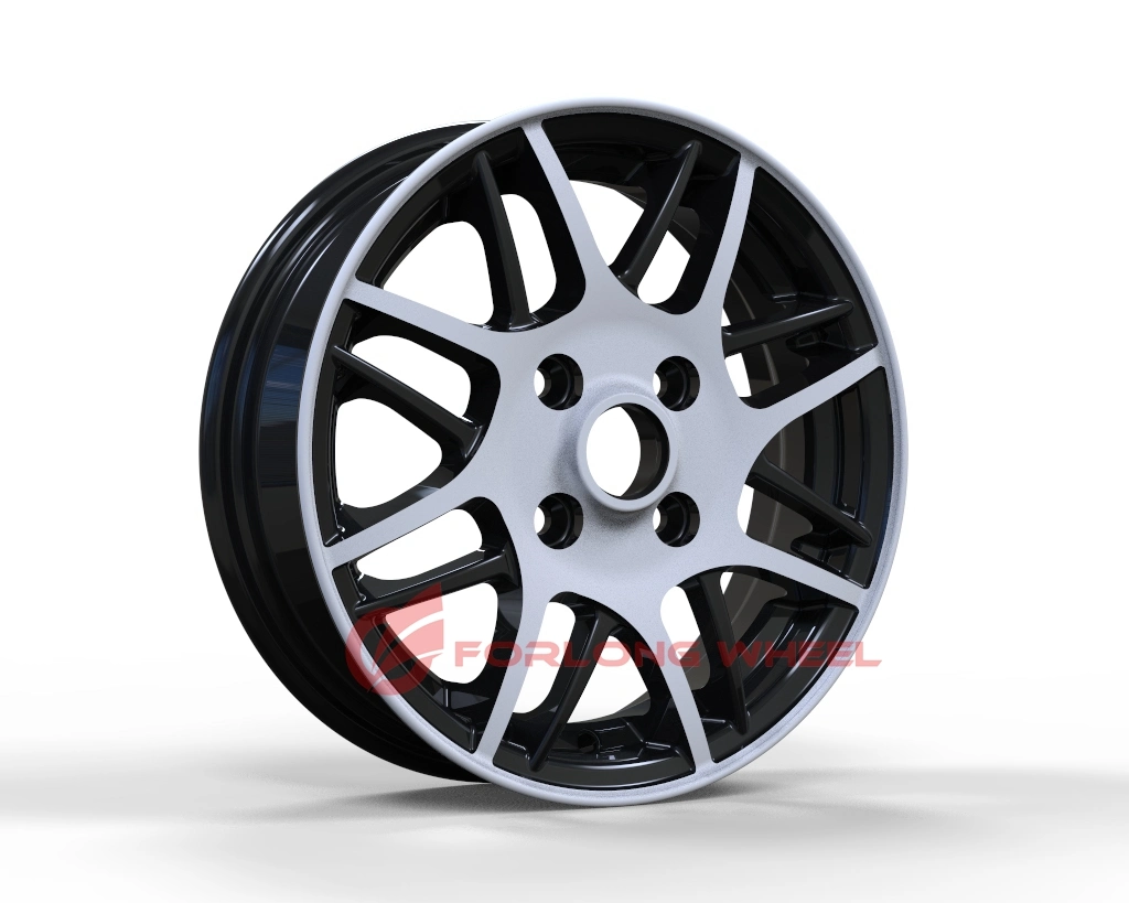 Forlong Silver Alloy Wheel 14inch 5.5j 5lug on 112mm 950kgs for Touring Camper Caravan Trailer