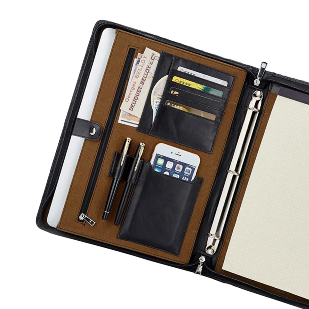 Presentation File Case A4 Business Document Holder Leather Business Folder