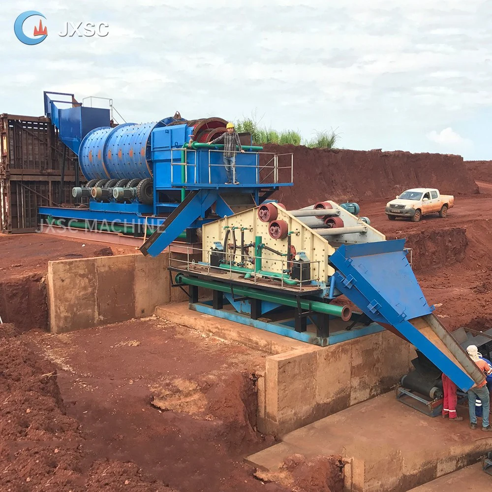 200tph Washing Process Trommel Scrubber Plant Angola Diamond Mining Machines