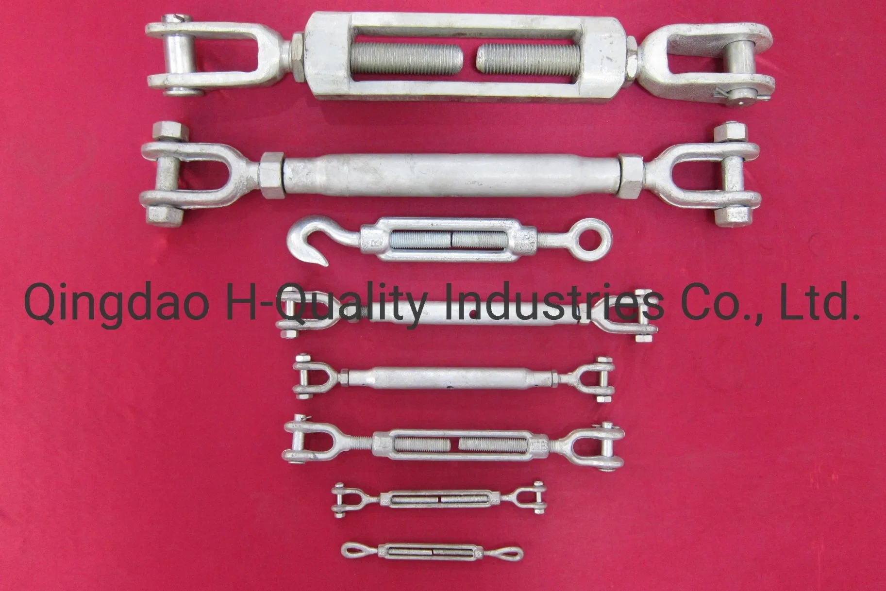 Commercial Type with Hook and Eye Turnbuckle, Zinc Plated or Hot DIP Galvanized