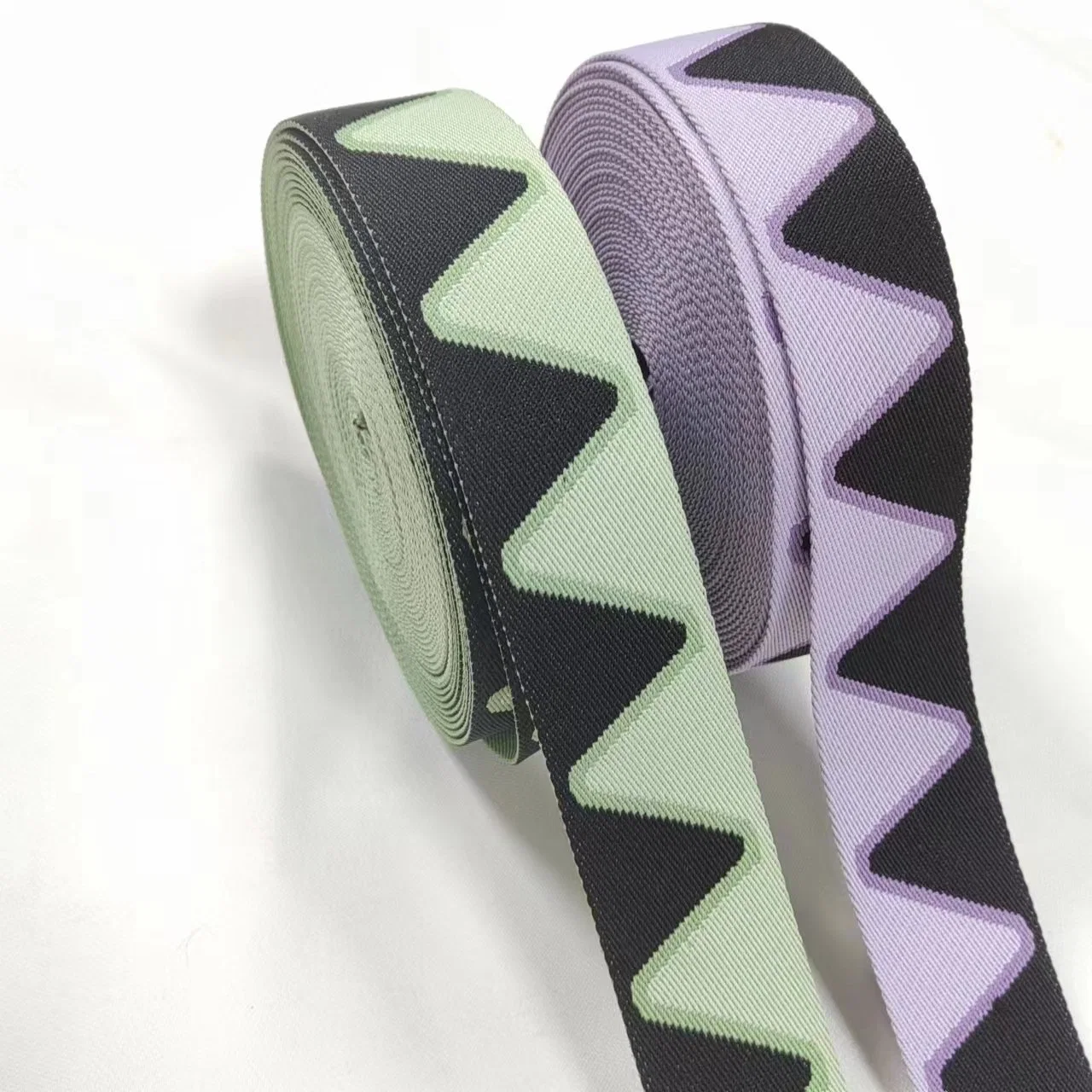 Hot Sale Custom Jacquard Polyester Nylon Ribbon Belt Strap Webbing