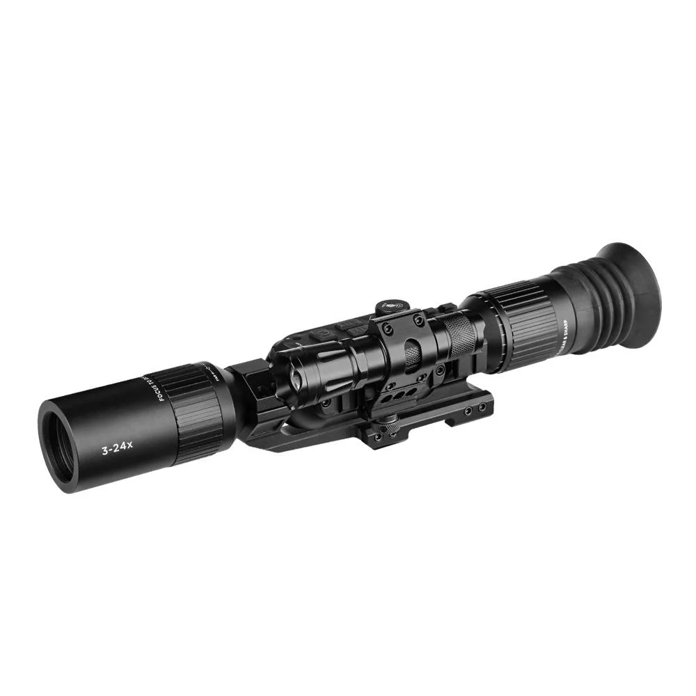 Spina Optics optique 4K Scope 3-24X Night Vision optique numérique tactique Portée