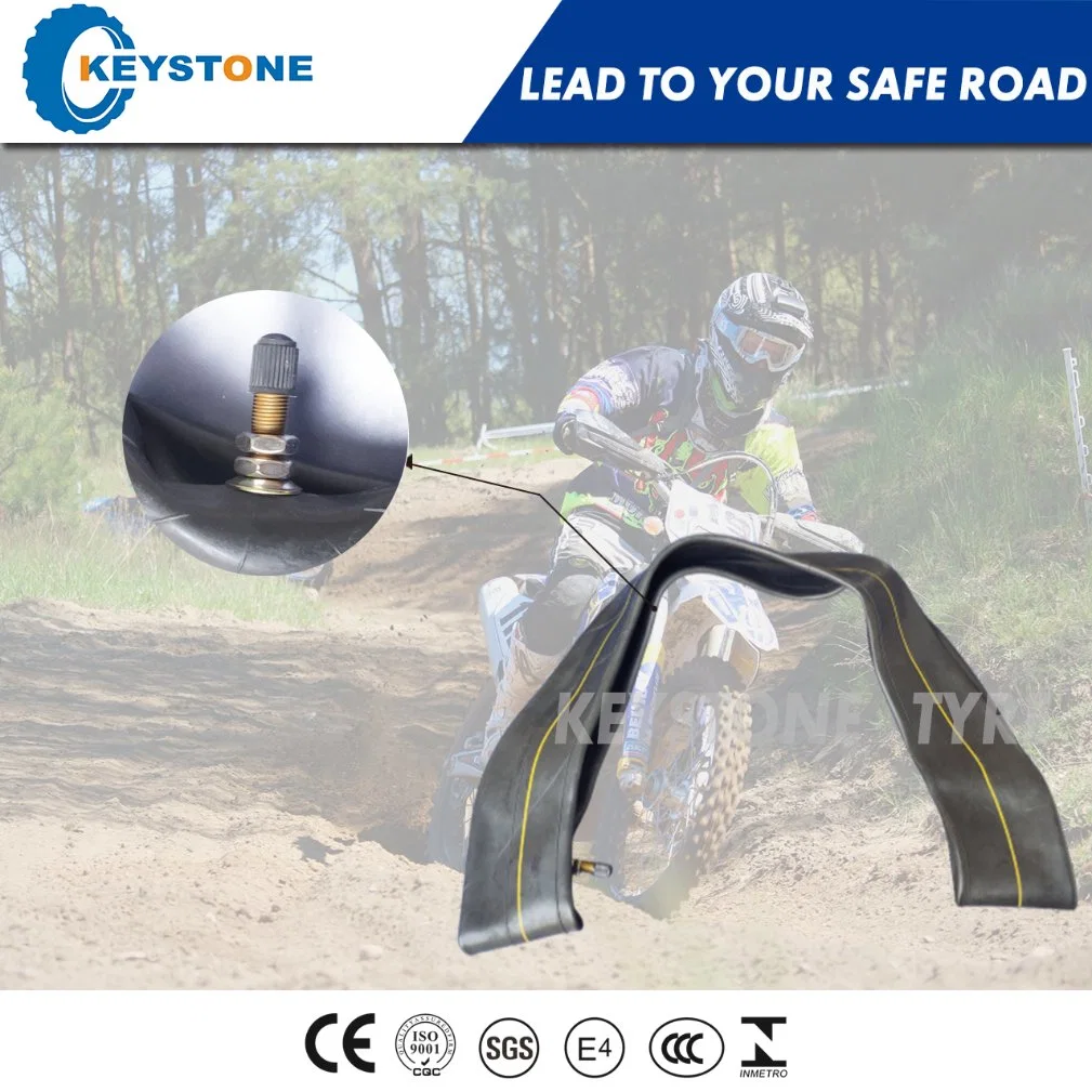 ISO Standard Super Quality Natural Rubber / Motorcycle Inner Tube (3.50/4.00-8)