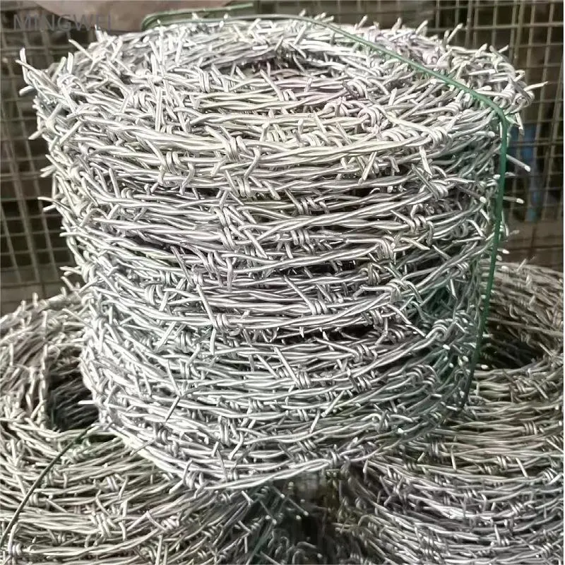 Mingwei PVC Barbed Wire Mesh Suppliers Bto-15 Steel Razor Wire Mesh China Galvanized Diamond Barbed Wire