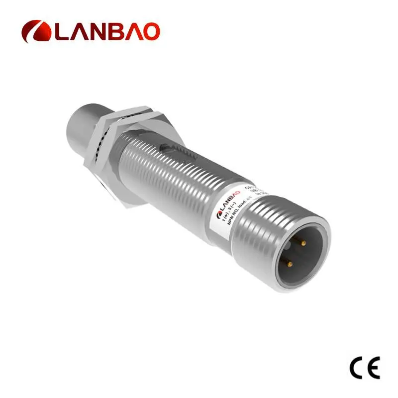 Lanbao M12 Photoelectric Sensor Diffuse Reflection PNP Nc IP67 15cm Distance