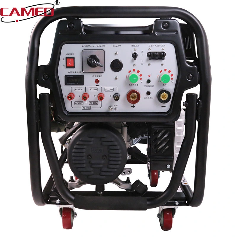 Good Quality 7kw 7kVA Gasoline Gas Powered Welder Generator