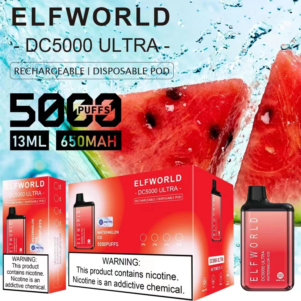 Mayorista I VAPE Elf BC5000 0/ 2/5% NIC 5000 Puff Bar Eluxs Bang XXL desechable VAPE recargable E-CIG