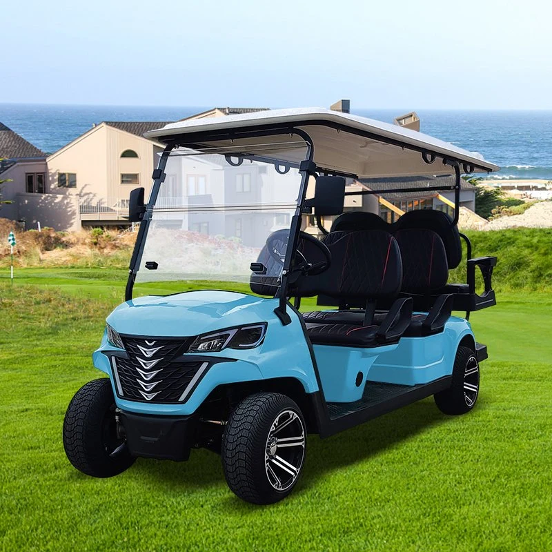 Voiturette de golf 4+2 places G4+2 personnalisés Forge nouveau modèle de chariot de golf électrique