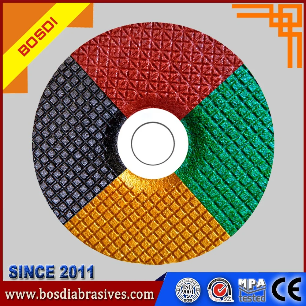 China Hot Sale T27 4"/4.5/5"/6"7"/9" Resin Flexible Grinding Wheel for Steel/Aluminium/Stone/Inox