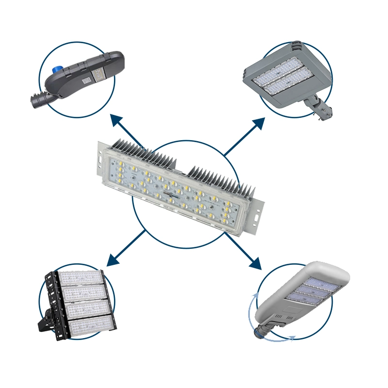 IP65 Iluminación de la inundación de LED impermeable Garden1000W LED de la inundación de exterior 1200W Proyector LED con 50W COB 150W 200W 300W 400W 500W campo de fútbol