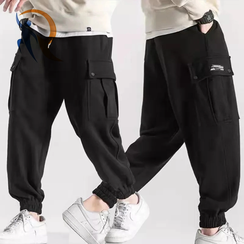 Men Sportswear Clothes Customize Colorful Mens Elastic Stacked Joggers Sweatpants Sports Pants with Side Pockets