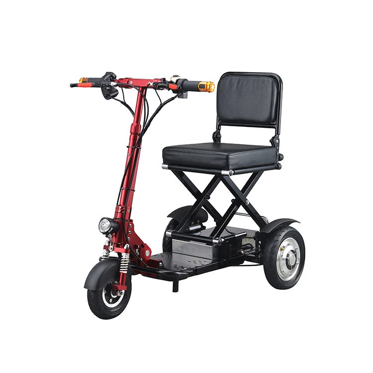 3 Wheel Luxury Handicap Travel Scooter Disabled Folding Mobility Scooter