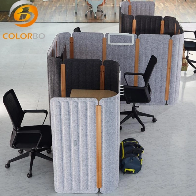 China Suppliers Soundproof Polyester Fiber Screens Office Acoustic Desk Screen for Workstation Partition