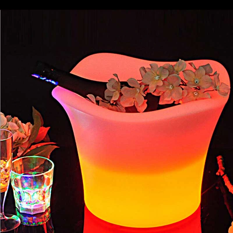 Modern LED Furniture Pineapple Ice Bucket Plastic Custom Ice Bucket for Sale