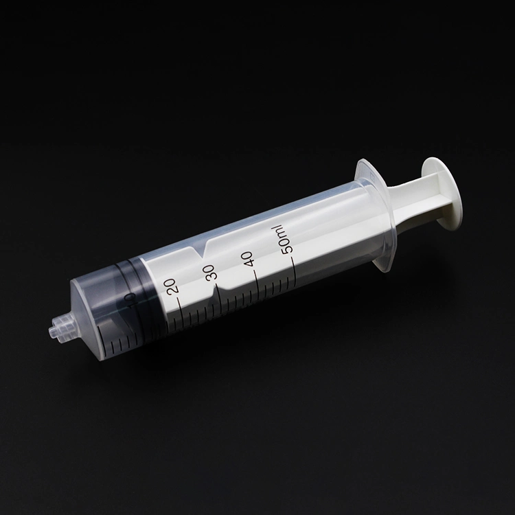 Factory Manufacturer Sterile Disposable Medical Syringes with Needles 50ml